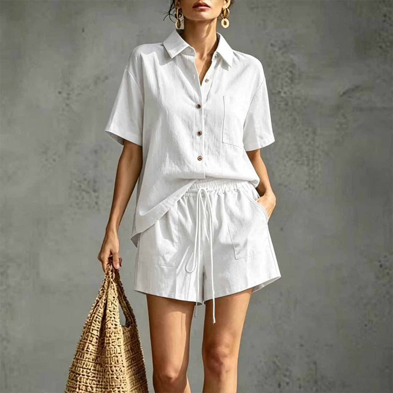 🌺 Zweiteiliges Freizeit-Urlaubsset für Damen – bequem, luftig & perfekt aufeinander abgestimmt – ideal für warme Tage, Strand & Reisen – lässiger Look mit hohem Tragekomfort – vielseitig kombinierbar