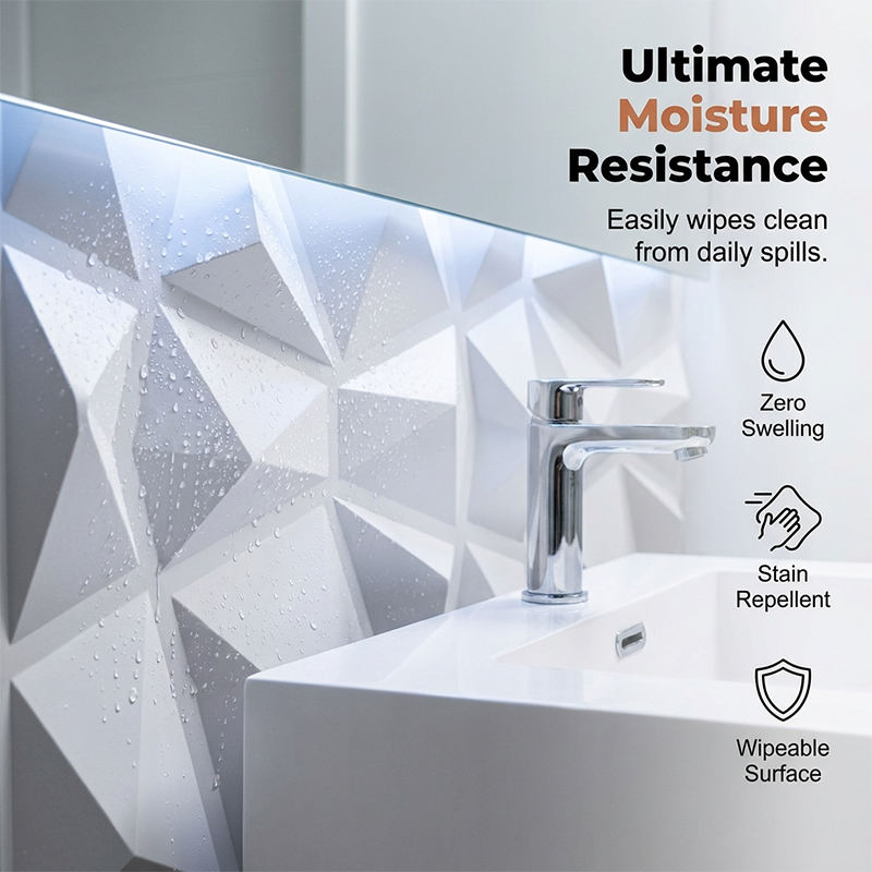 🏠 Moderne 3D-PVC-Wandpaneele – stilvolle Innenraumgestaltung, einfache Montage & pflegeleicht – für Wohnzimmer, Schlafzimmer, Flur & Büro – schalldämmend, feuchtigkeitsbeständig & langlebig – ideal für Renovierungen & Neubauten