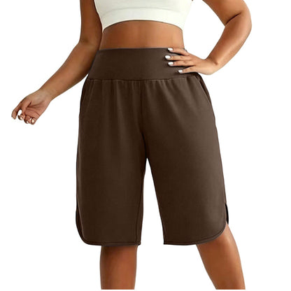 📢📢50% RABATT !!⏰Damen Lässige Weite-Bein Knielange Shorts