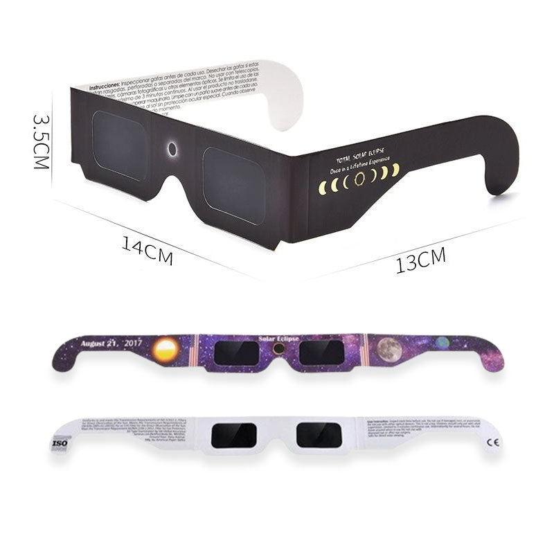 👀 Sonnenfinsternisbrillen mit ISO-Zertifizierung👓
