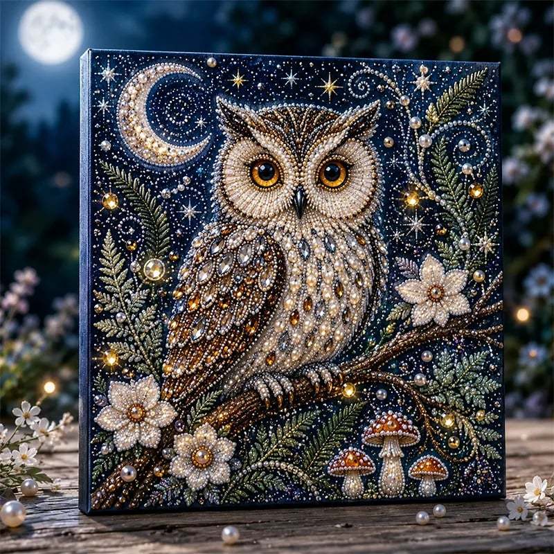 🦉💛 Highland-Kuh-Perlen-Bastelset – Entspannendes DIY-Bastelprojekt zur Gestaltung atemberaubender Kunstwerke im Küstenstil