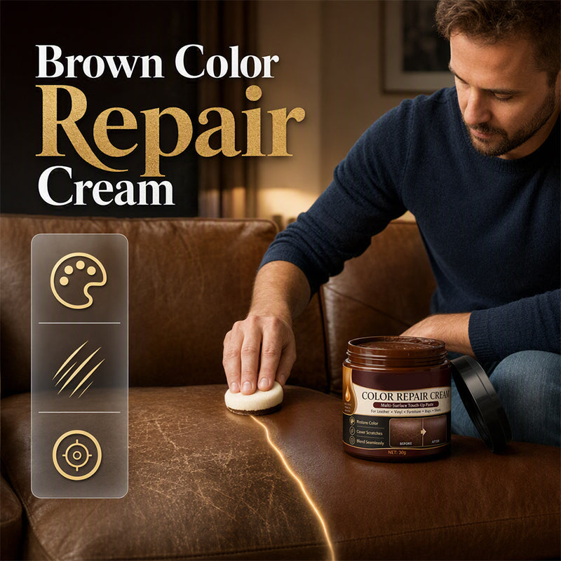 🔔 Letzte 100 Stück – solange der Vorrat reicht! ✨Braune Lederfarbe-Reparaturcreme👍👍