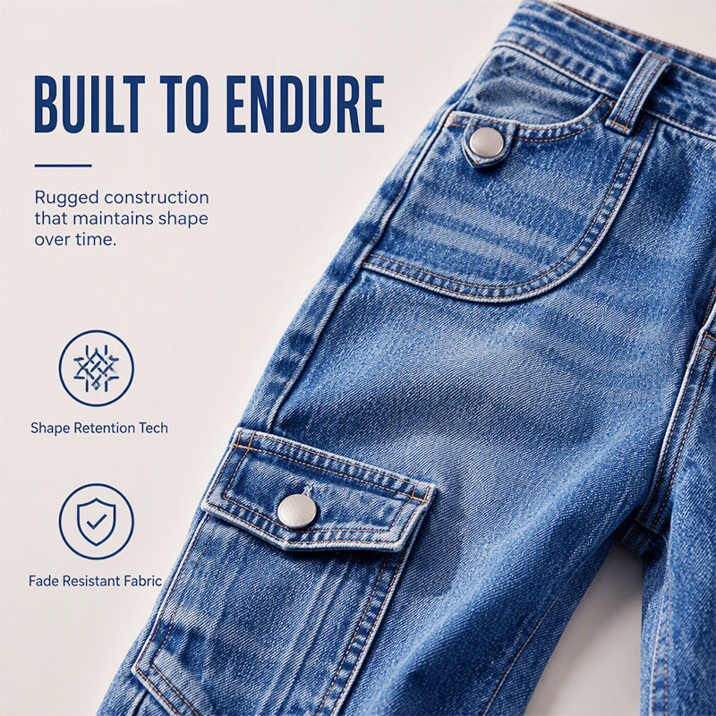🚀 Kostenloser Versand🔥50 % Rabatt 👖 Jeans-Cargo-Shorts – figurbetont & praktisch ✨