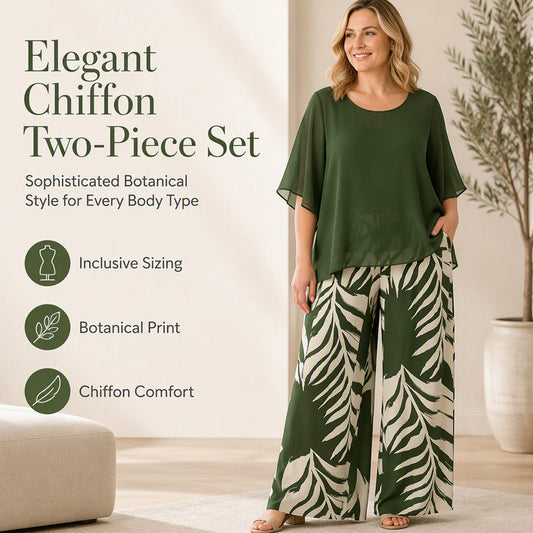 🌸 Damen-Set mit Flutter-Ärmeln & weiter Hose – Romantischer Stil, bequeme Passform & moderner Schnitt – Ideal für Frühling & Sommer versandfrei
