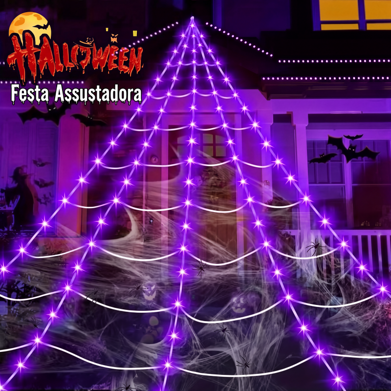 🕷️ Luminária Pendente com Design de Teia de Aranha – Estilo único, iluminação suave & toque moderno | Perfeita para salas, quartos & varandas – Transforme seu ambiente versandfrei