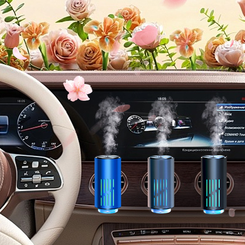 Intelligent aromaterapidiffusorset för bilventiler
