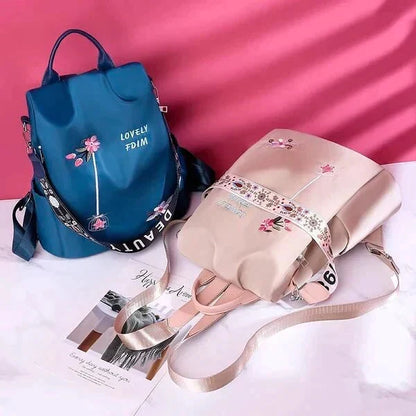 🎒 Rucksack aus wasserfestem Oxford-Stoff mit Blumenstickerei – Romantischer Look, praktisch & wetterfest | Ideal für Alltag, Reise & Ausflüge – Jetzt -50%!