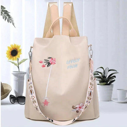 🎒 Rucksack aus wasserfestem Oxford-Stoff mit Blumenstickerei – Romantischer Look, praktisch & wetterfest | Ideal für Alltag, Reise & Ausflüge – Jetzt -50%!