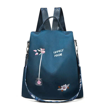 🎒 Rucksack aus wasserfestem Oxford-Stoff mit Blumenstickerei – Romantischer Look, praktisch & wetterfest | Ideal für Alltag, Reise & Ausflüge – Jetzt -50%!