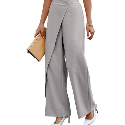 🌸Heißer Sale: 50 % Rabatt💖Asymmetrische Wickelhose mit hoher Taille für Damen