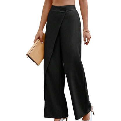 🌸Heißer Sale: 50 % Rabatt💖Asymmetrische Wickelhose mit hoher Taille für Damen