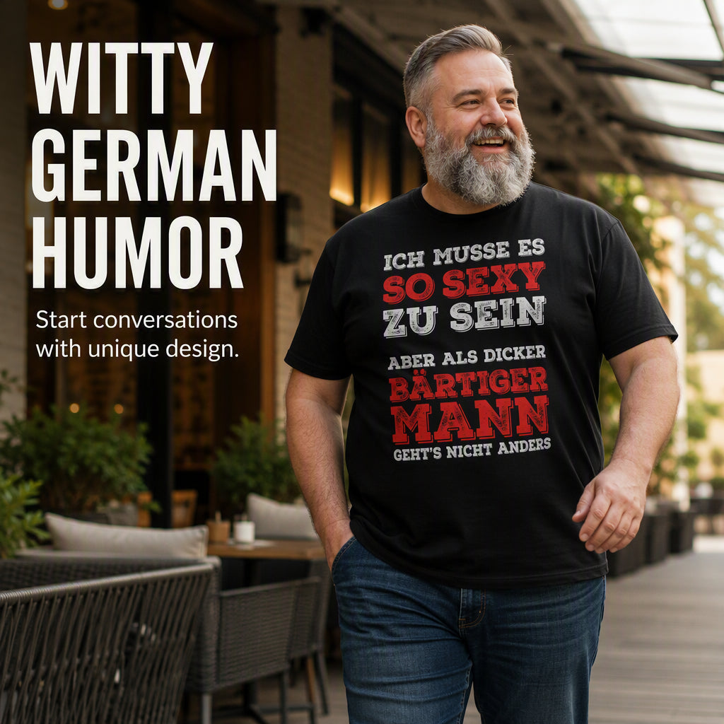 👕 Casual T-Shirt mit deutscher Slogan-Botschaft – Kurzarm, Rundhals, bequemer Baumwollschnitt | Perfekt für Alltag, Freizeit & entspannte Tage – Jetzt -50%!