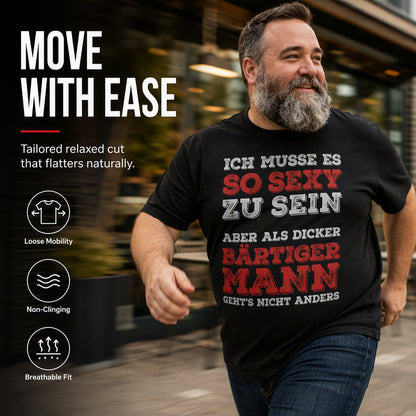 👕 Casual T-Shirt mit deutscher Slogan-Botschaft – Kurzarm, Rundhals, bequemer Baumwollschnitt | Perfekt für Alltag, Freizeit & entspannte Tage – Jetzt -50%!