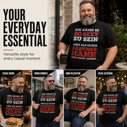 👕 Casual T-Shirt mit deutscher Slogan-Botschaft – Kurzarm, Rundhals, bequemer Baumwollschnitt | Perfekt für Alltag, Freizeit & entspannte Tage – Jetzt -50%!