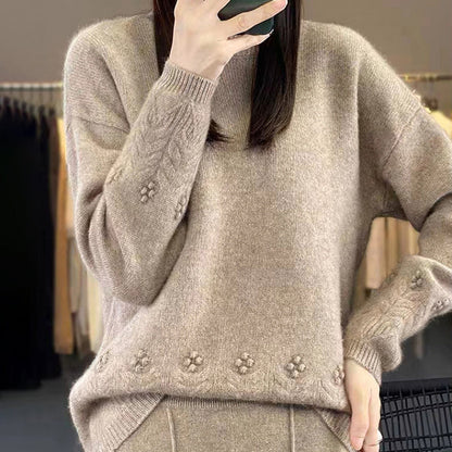 🌸 Retro-Pullover im klassischen Design – Leichter Strick, bequemer Schnitt & zeitlose Eleganz – Ideal für die Übergangszeit & Layering