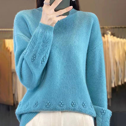 🌸 Retro-Pullover im klassischen Design – Leichter Strick, bequemer Schnitt & zeitlose Eleganz – Ideal für die Übergangszeit & Layering