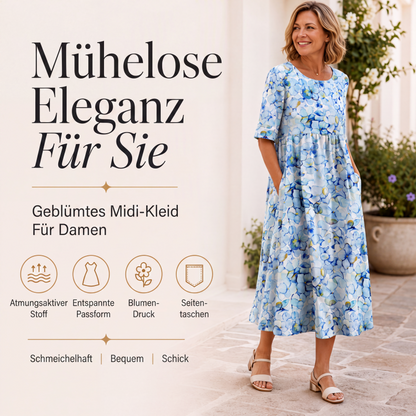 👗 Kurzärmeliges bedrucktes Damenkleid mit Taschen – Leichter Stoff, praktische Taschen & vielseitiger Look | Perfekt für Alltag, Strand & Freizeit – Jetzt -50%!