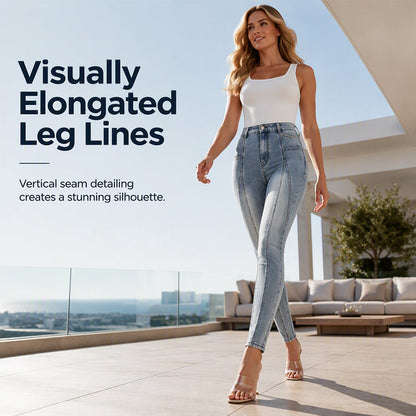 👖 Damen High Waist Jeans – Figurbetonte Stretch-Jeans mit bequemem Schnitt für Alltag und Freizeit