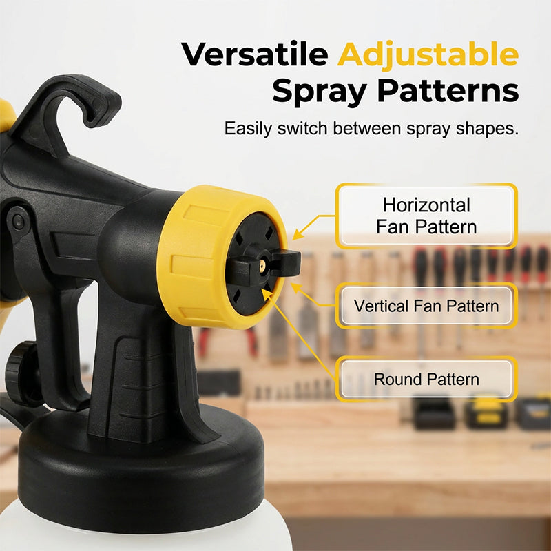🎨 50% RABATT! 🔫 Elektrische Farbspritzpistole – 900 ml Fassungsvermögen, gleichmäßiger Auftrag & leicht zu reinigen – Ideal für Wände, Möbel & kreative Projekte 🖌️