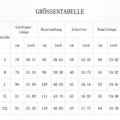 Strickjacke in mittellanger Länge mit Taschen