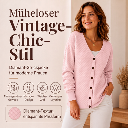 Legere gesteppte Damenjacke mit Knopfleiste