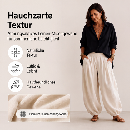 👚 Weites Hemd & Fallhosen-Set für Damen – Lässiger Look, fließender Stoff & vielseitig kombinierbar | Perfekt für Alltag, Büro & besondere Anlässe – Jetzt -50%! versandfrei
