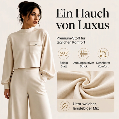 🌸Bequemes 2-teiliges Outfit – Kurzes Oberteil & weite Hose – Einfach anziehen & gut aussehen – Perfekt für sonnige Tage – Jetzt 50% Rabatt! versandfrei