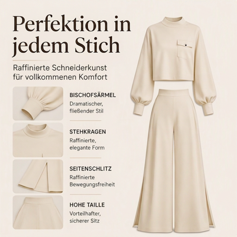 🌸Bequemes 2-teiliges Outfit – Kurzes Oberteil & weite Hose – Einfach anziehen & gut aussehen – Perfekt für sonnige Tage – Jetzt 50% Rabatt! versandfrei