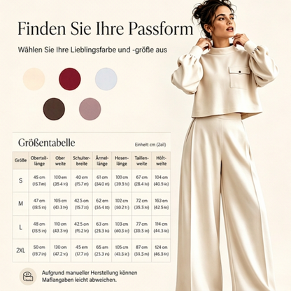 🌸Bequemes 2-teiliges Outfit – Kurzes Oberteil & weite Hose – Einfach anziehen & gut aussehen – Perfekt für sonnige Tage – Jetzt 50% Rabatt! versandfrei