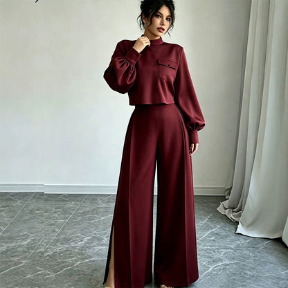 🌸Bequemes 2-teiliges Outfit – Kurzes Oberteil & weite Hose – Einfach anziehen & gut aussehen – Perfekt für sonnige Tage – Jetzt 50% Rabatt! versandfrei
