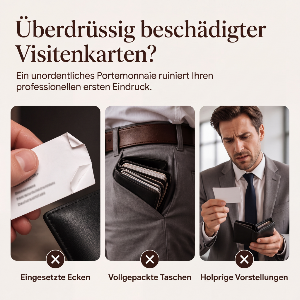 👜 Minimalistisches Visitenkartenhalter – Zeitloses Design, langlebiges Material & immer griffbereit – Ein Must-have für Berufstätige – Jetzt 50% Rabatt!
