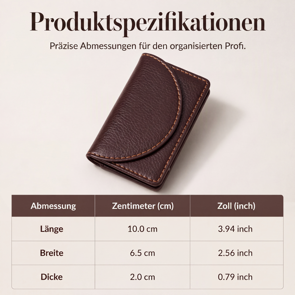 👜 Minimalistisches Visitenkartenhalter – Zeitloses Design, langlebiges Material & immer griffbereit – Ein Must-have für Berufstätige – Jetzt 50% Rabatt!