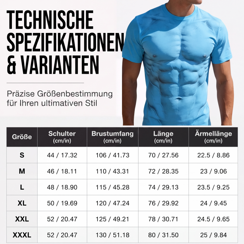 Sommer-T-Shirt mit auffälligem Druck