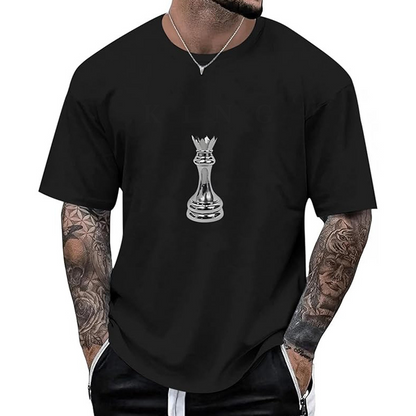 👕 Herren Schachmotiv-Crewneck-T-Shirt – Modisches Grafik-Design, weiche Baumwolle & bequemer Schnitt | Perfekt für Alltag, Freizeit & urbane Styles – Jetzt -50%!