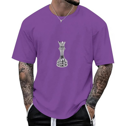 👕 Herren Schachmotiv-Crewneck-T-Shirt – Modisches Grafik-Design, weiche Baumwolle & bequemer Schnitt | Perfekt für Alltag, Freizeit & urbane Styles – Jetzt -50%!