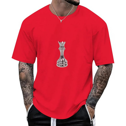 👕 Herren Schachmotiv-Crewneck-T-Shirt – Modisches Grafik-Design, weiche Baumwolle & bequemer Schnitt | Perfekt für Alltag, Freizeit & urbane Styles – Jetzt -50%!