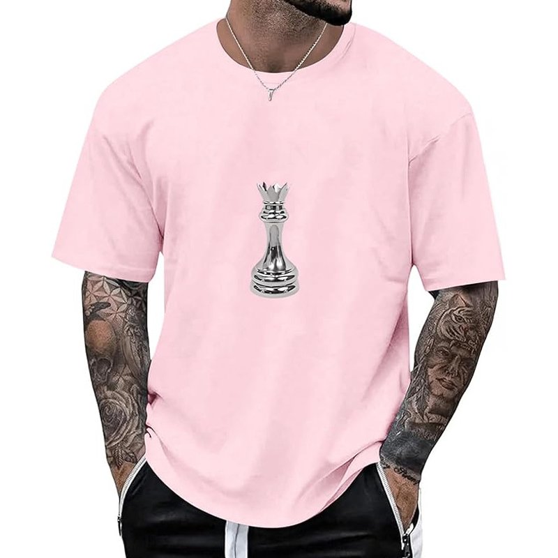 👕 Herren Schachmotiv-Crewneck-T-Shirt – Modisches Grafik-Design, weiche Baumwolle & bequemer Schnitt | Perfekt für Alltag, Freizeit & urbane Styles – Jetzt -50%!