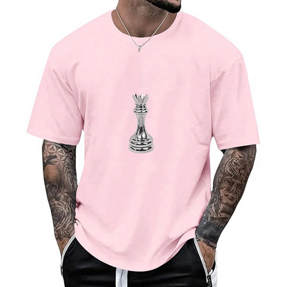 👕 Herren Schachmotiv-Crewneck-T-Shirt – Modisches Grafik-Design, weiche Baumwolle & bequemer Schnitt | Perfekt für Alltag, Freizeit & urbane Styles – Jetzt -50%!