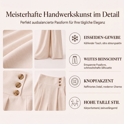 ⌛ Nur solange Vorrat reicht – danach regulärer Preis! Weite, fließende Wide-Leg-Hose für Damen