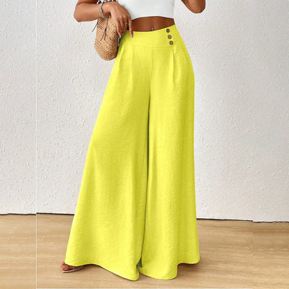 ⌛ Nur solange Vorrat reicht – danach regulärer Preis! Weite, fließende Wide-Leg-Hose für Damen