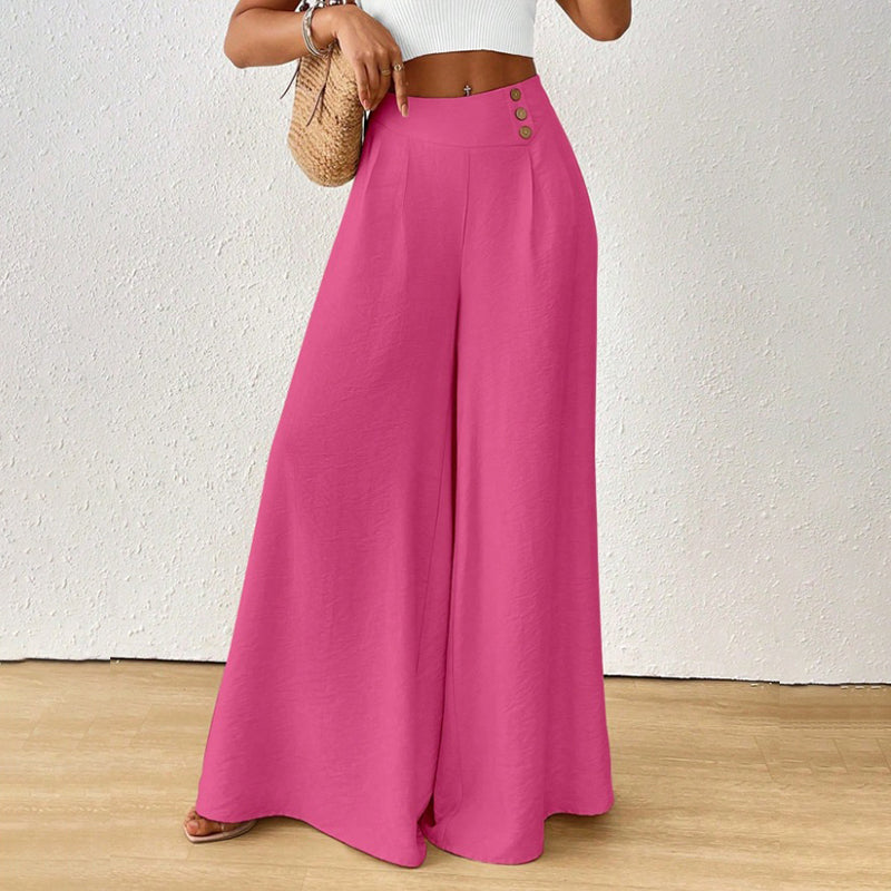⌛ Nur solange Vorrat reicht – danach regulärer Preis! Weite, fließende Wide-Leg-Hose für Damen