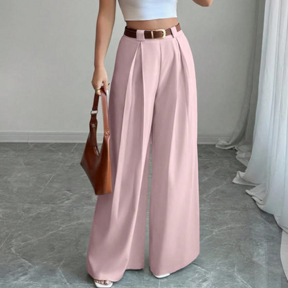 📢📢50%Rabatt!!!🎉✨Elegante hochtaillierte Weite-Hosen für Damen