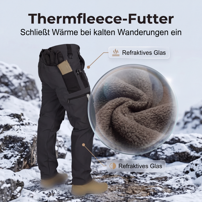 📢📢50%Rabatt!!!🎉✨Warme Herren-Wanderhose mit mehreren Taschen für den Outdoor-Einsatz