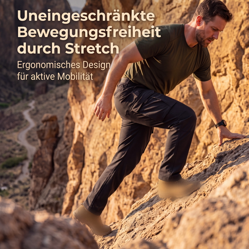 📢📢50%Rabatt!!!🎉✨Warme Herren-Wanderhose mit mehreren Taschen für den Outdoor-Einsatz