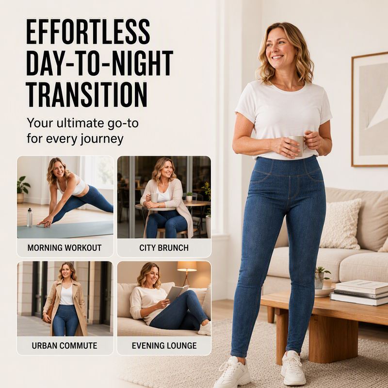 🍑 Butt-Lifting-Leggings mit hohem Bund – Stützender Schnitt, weicher Stoff & optimale Bewegungsfreiheit – Ideal für Yoga, Fitness & Freizeit