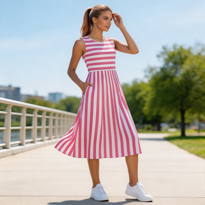 👗 Women's Elegant Sleeveless Maxi Dress – Eleganter Look, fließender Stoff & feminine Silhouette | Perfekt für warme Tage, Dates & besondere Anlässe – Jetzt -50%!