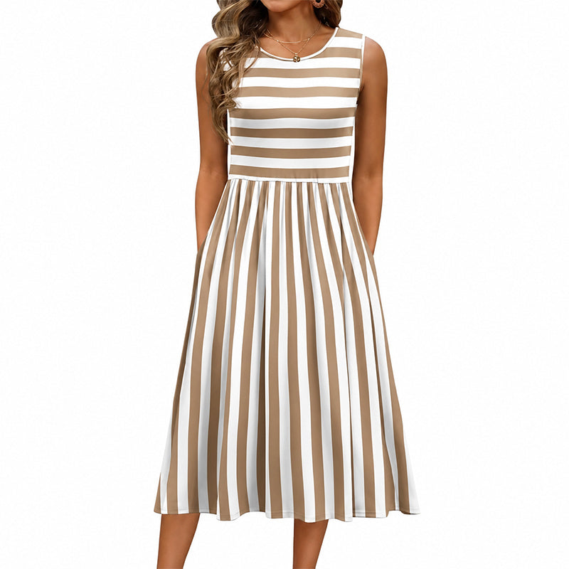 👗 Women's Elegant Sleeveless Maxi Dress – Eleganter Look, fließender Stoff & feminine Silhouette | Perfekt für warme Tage, Dates & besondere Anlässe – Jetzt -50%!
