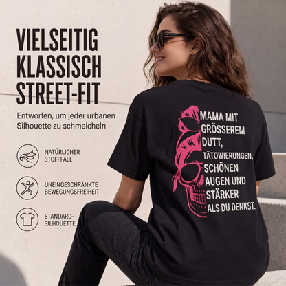 👕 Damen T-Shirt mit Totenkopf-Grafikdruck – Mutiger Look, weicher Baumwollstoff & lässiger Schnitt | Perfekt für Alltag, Freizeit & urbane Styles – Jetzt -50%!