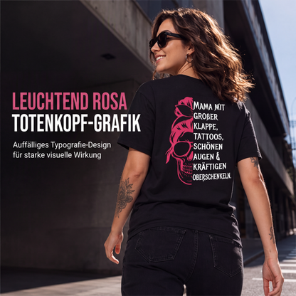 👕 Damen T-Shirt mit Totenkopf-Grafikdruck – Mutiger Look, weicher Baumwollstoff & lässiger Schnitt | Perfekt für Alltag, Freizeit & urbane Styles – Jetzt -50%!