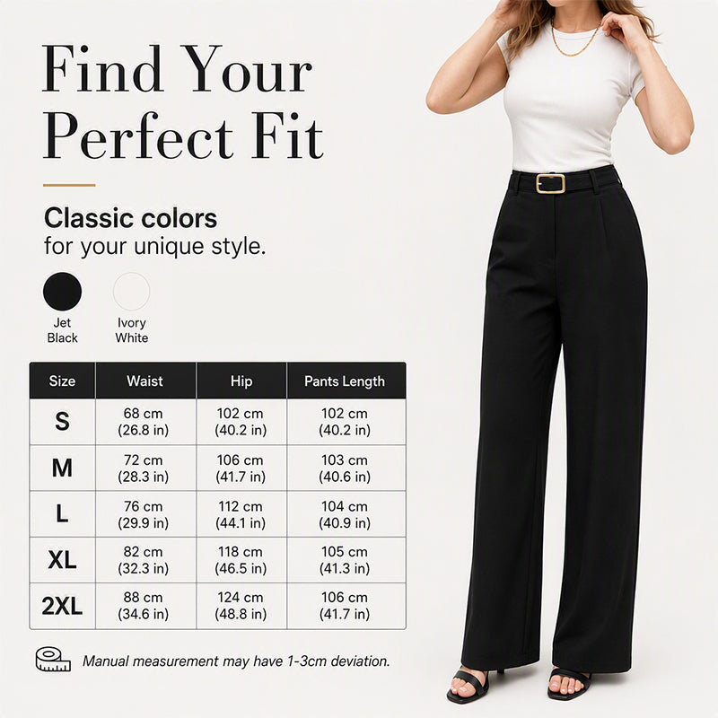Locker sitzende Hose mit elegantem Fall – Leichter Stoff, hoher Tragekomfort & zeitloses Design – Ideal für warme Tage & stilvolle Looks
